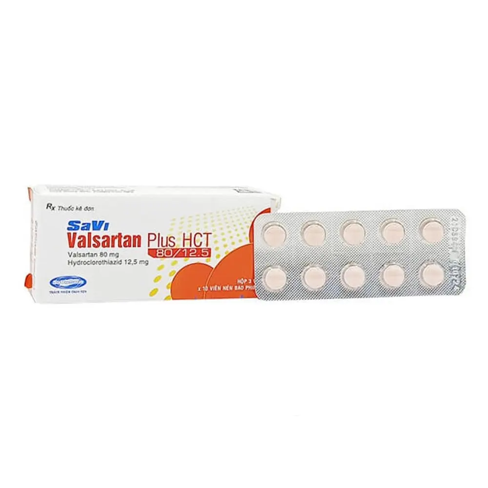 Savi Valsartan Plus HCT 80/12.5 3 vỉ x 10 viên