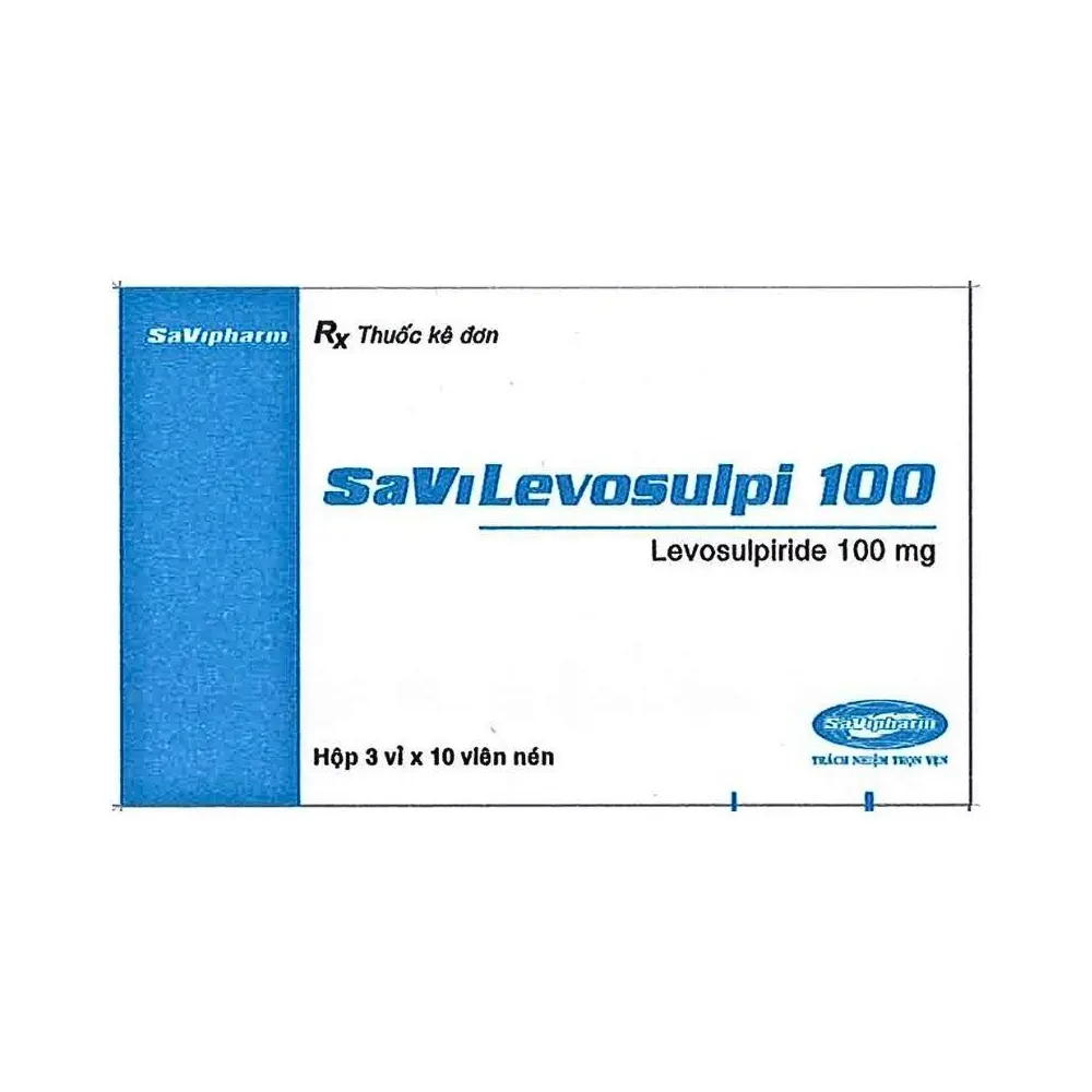 SaViLevosulpi 100 ( Levosulpirid 100 mg) Savi 3 vỉ x 10 viên