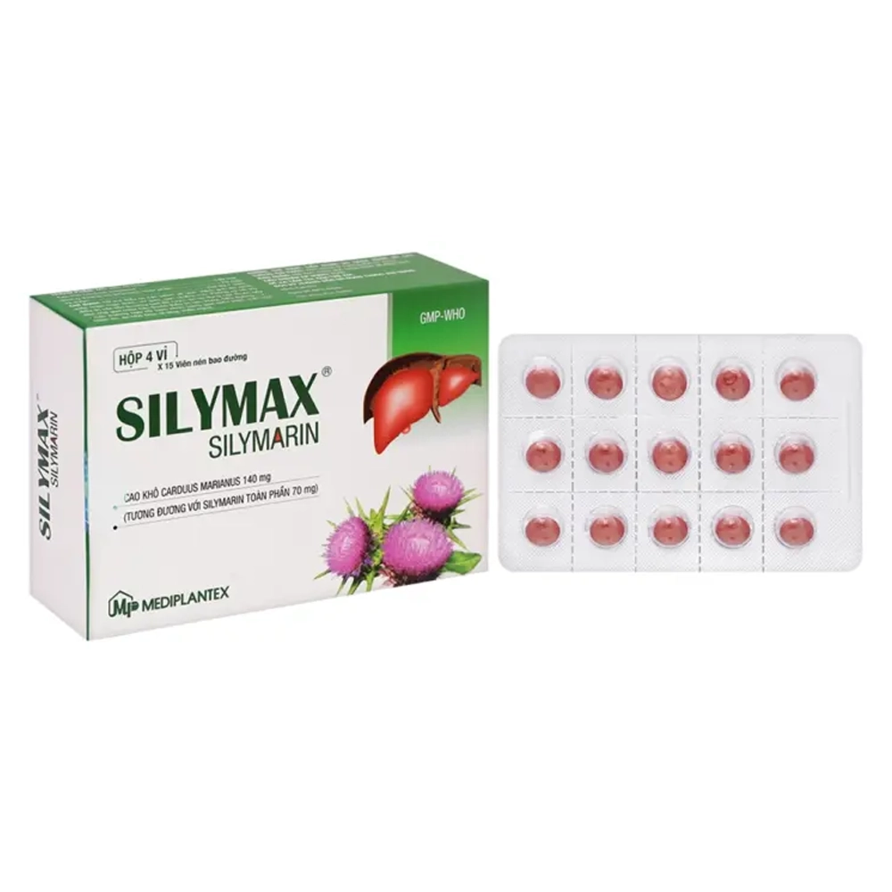 Silymax Silymarin Mediplantex 4 vỉ x 15 viên