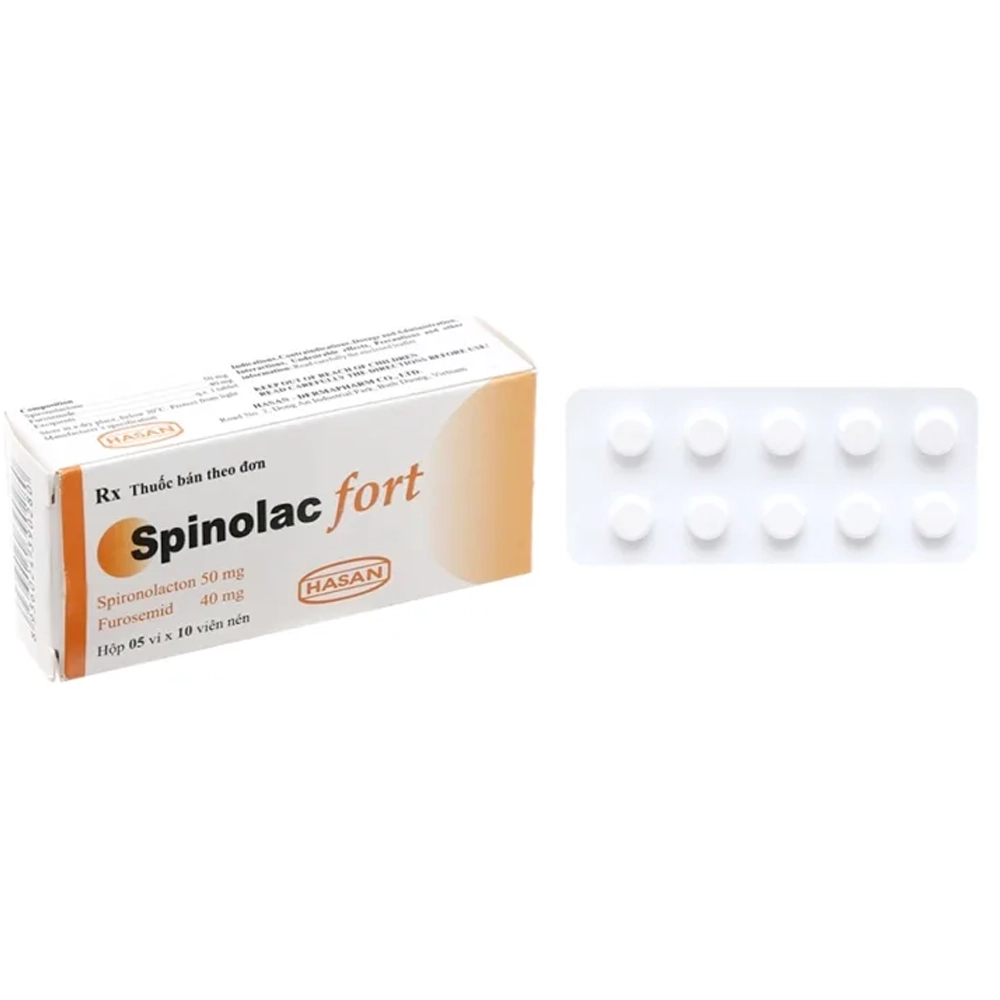 Spinolac Fort Hasan 5 vỉ x 10 viên