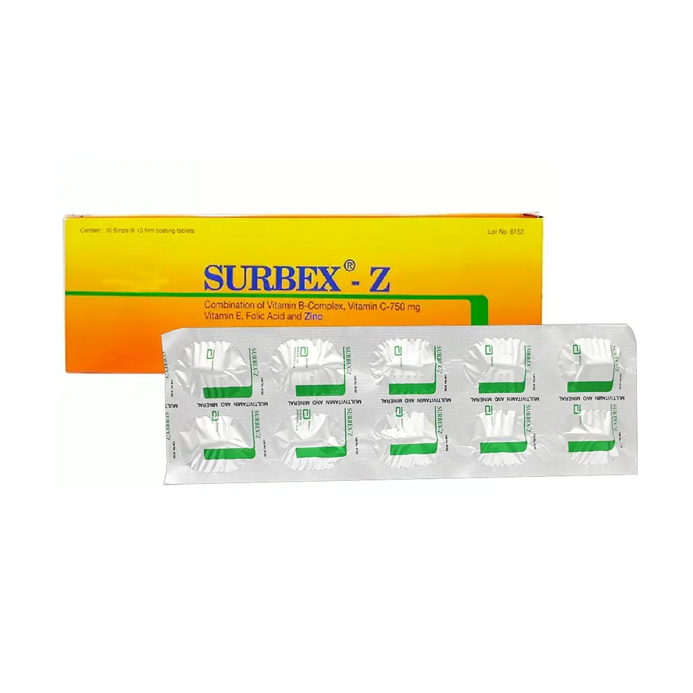 Surbex-Z Abbott 10 vỉ x 10 viên