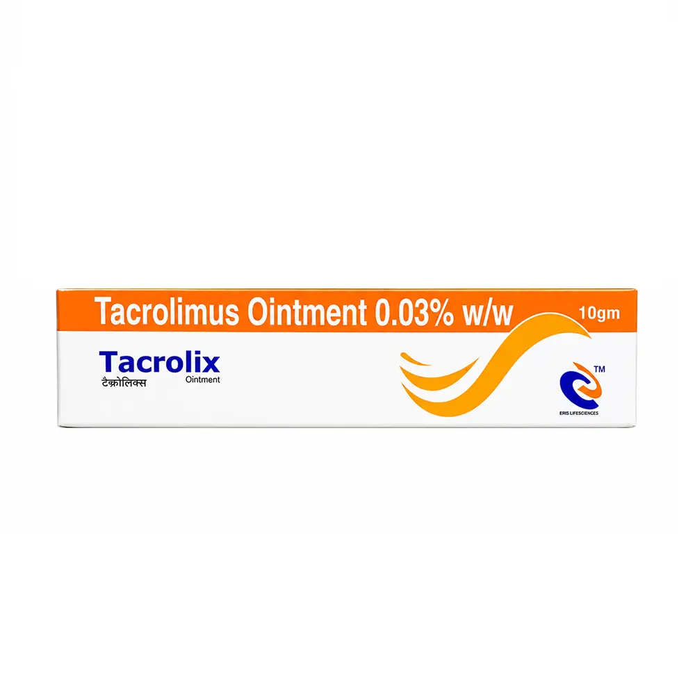 Tacrolix Forte 0.03% (Tacrolimus 0.03%) Cosderma tuýp 10g