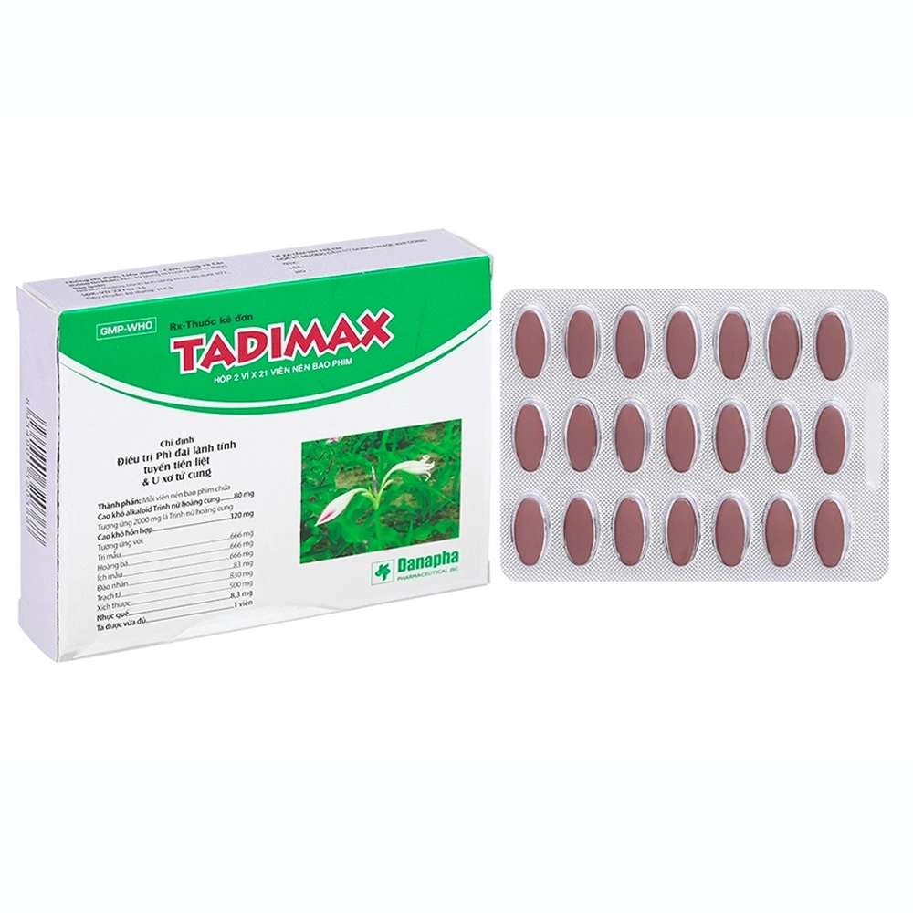 Tadimax Danapha 2 vỉ x 21 viên