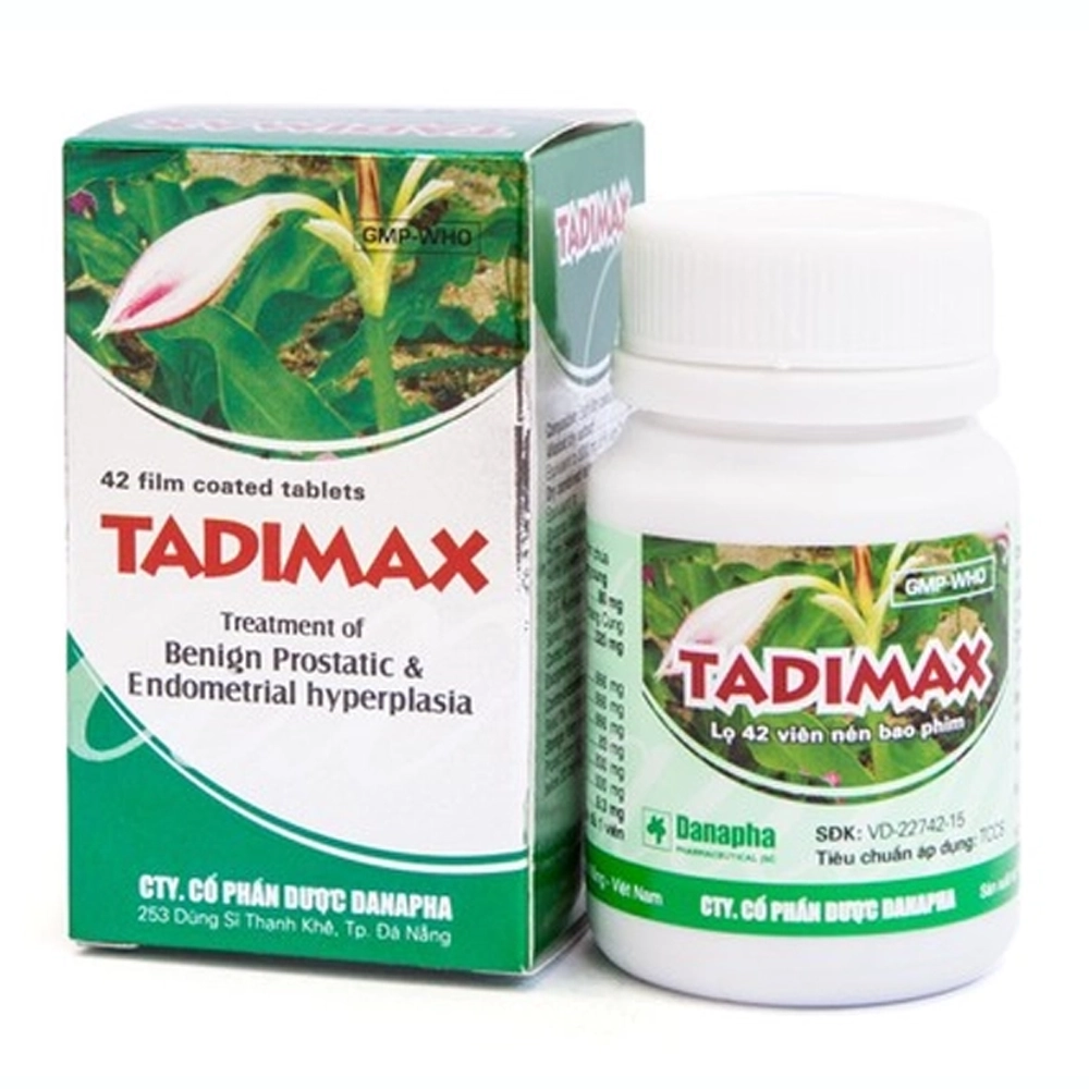Tadimax Danapha hộp 42 viên
