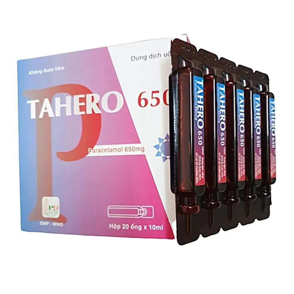 Tahero 650 Phương Đông hộp 20 ống x 10ml