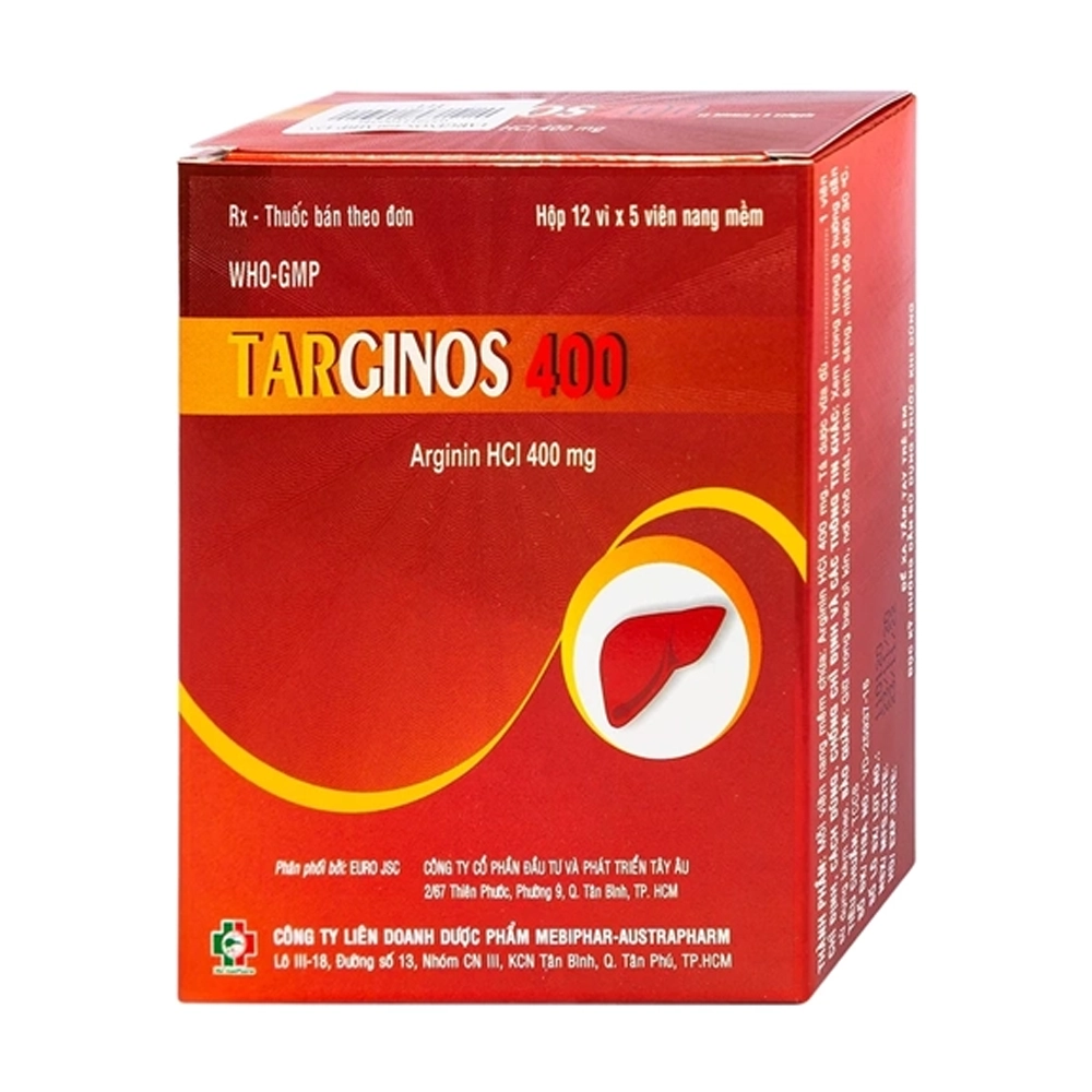 Targinos 400 Mebiphar 12 vỉ x 5 viên