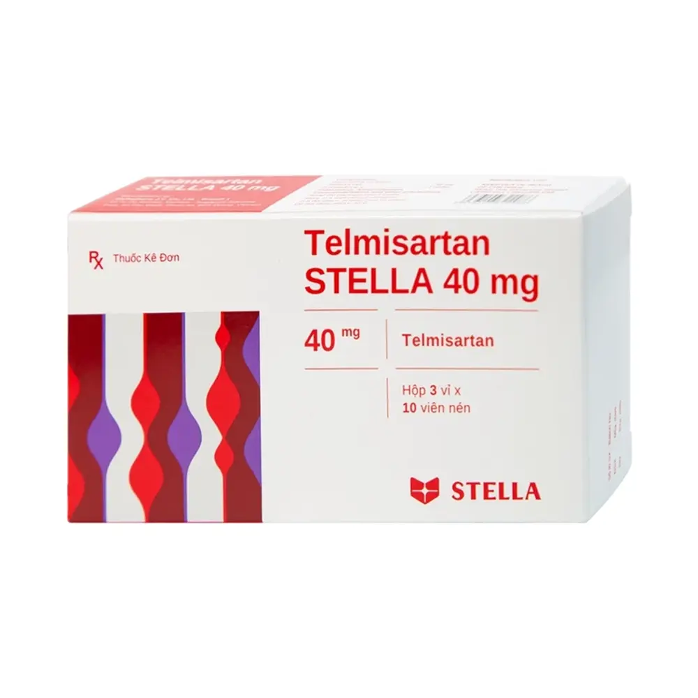 Telmisartan STELLA 40mg 3 vỉ x 10 viên