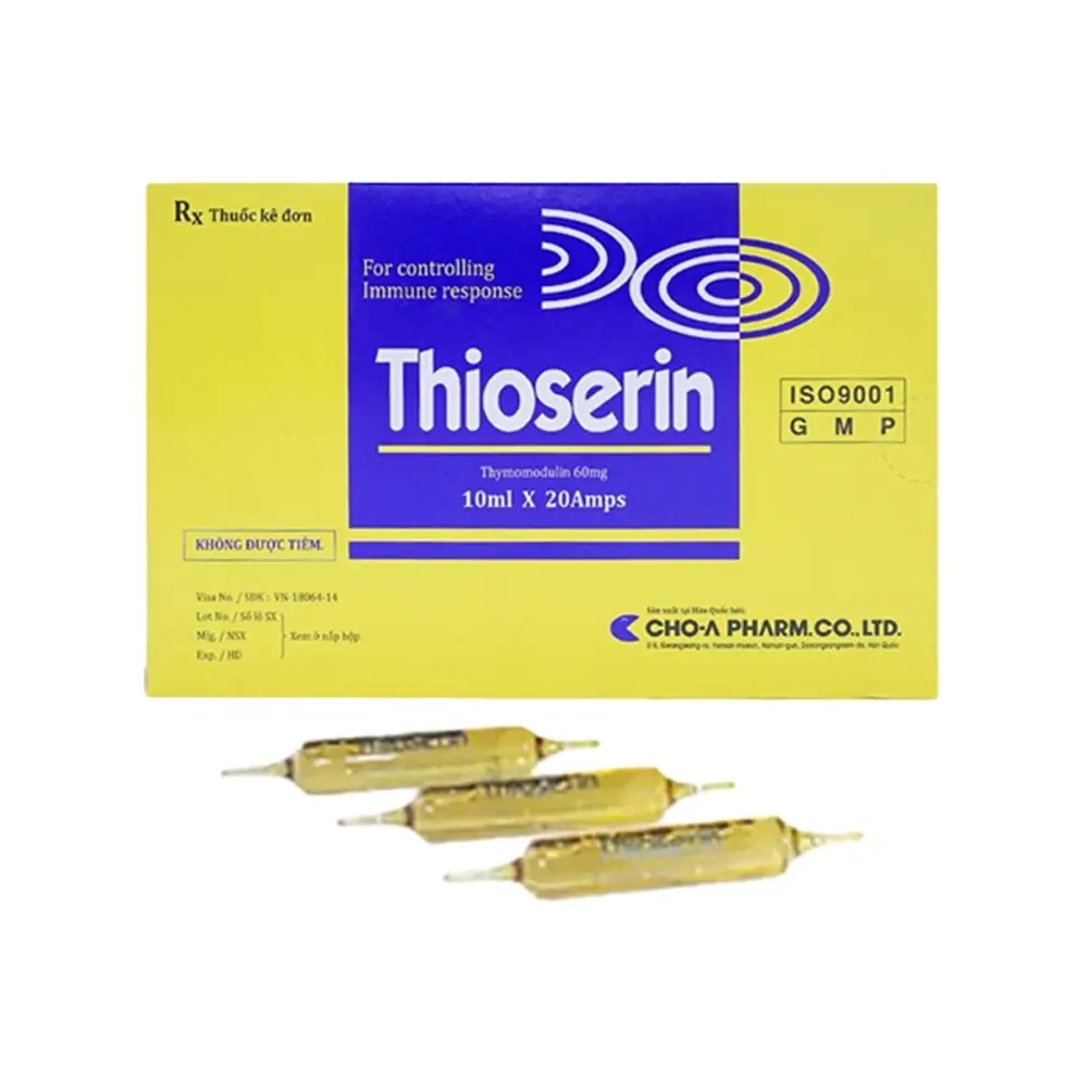 Thioserin 60 (Thymomodulin 60 mg/10 ml) Cho-A Pharm 20 Ống x 10ml