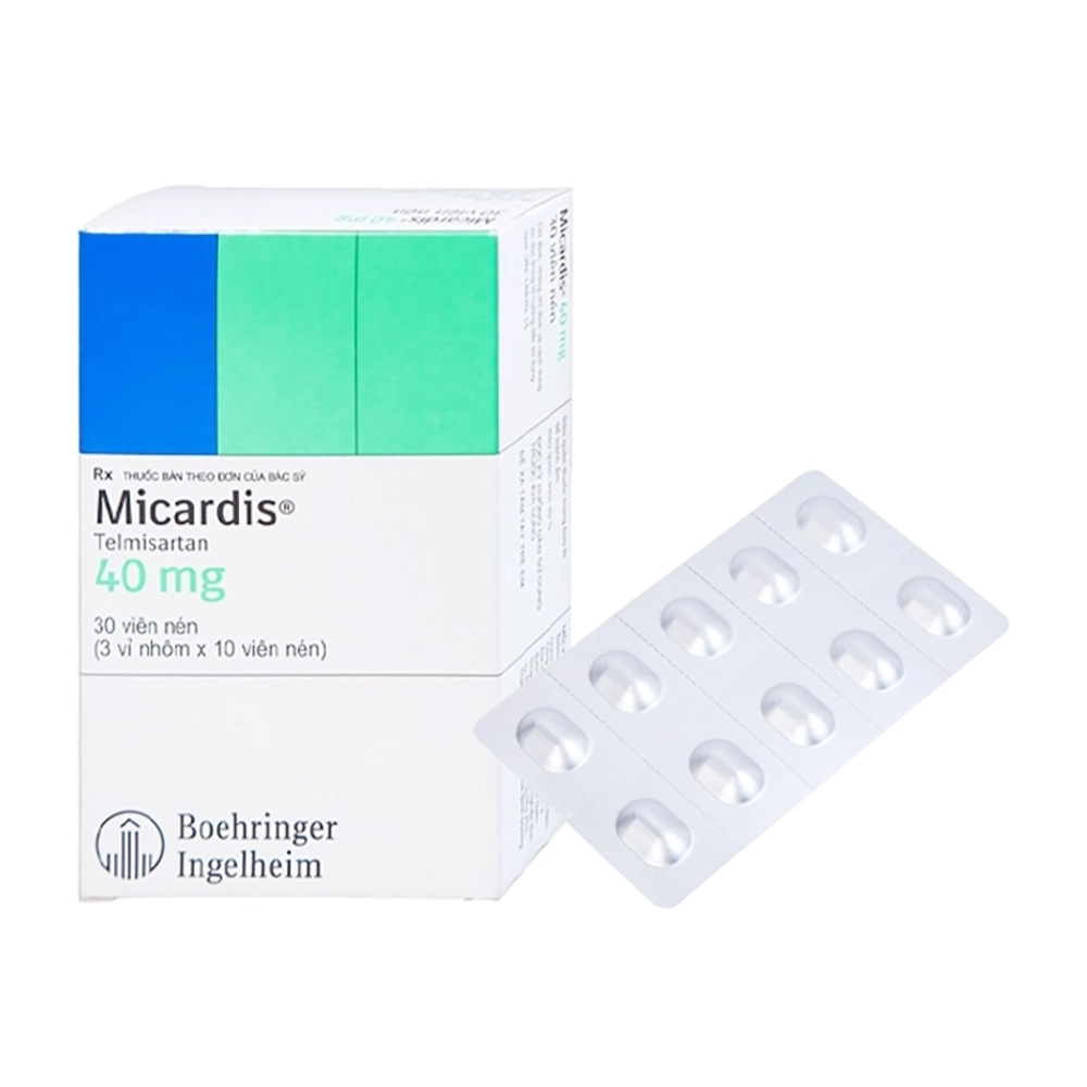 Micardis 40 (Telmisartan 40 mg) Boehringer 3 vỉ x 10 viên