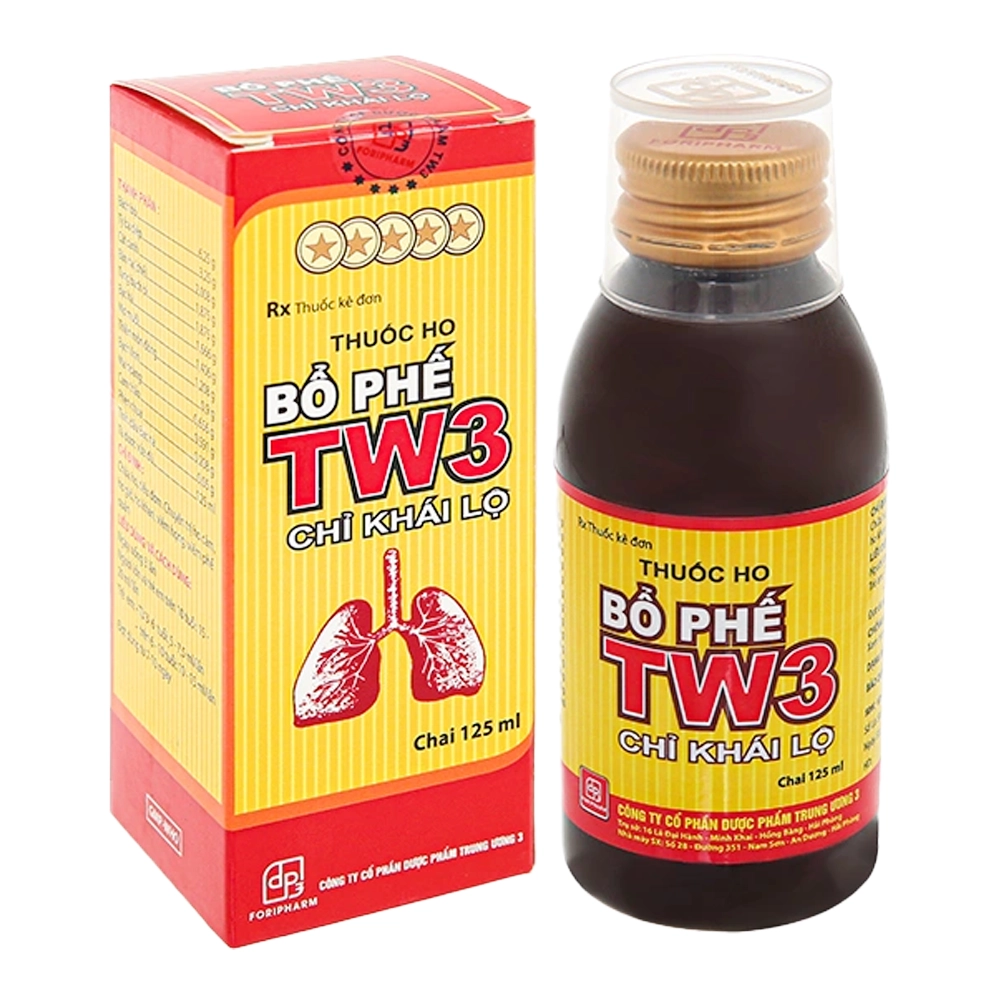 Thuốc Ho Bổ Phế TW3 Foripharm chai 125ml