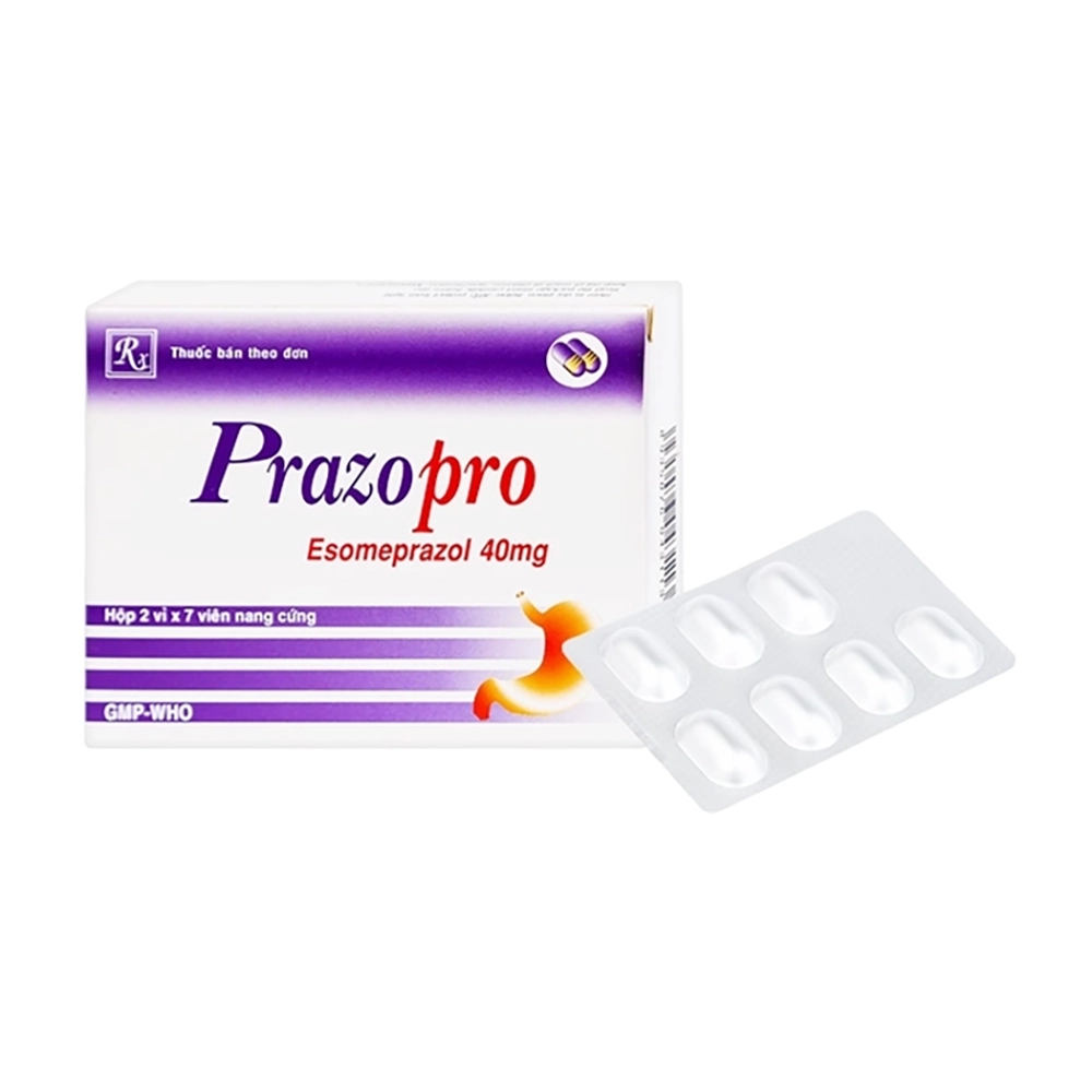 Prazopro 40mg TV.Pharma 2 vỉ x 7 viên