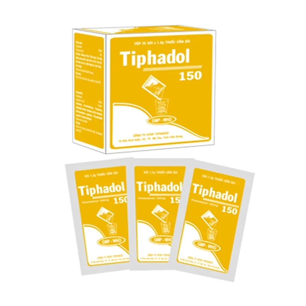 Tiphadol 150 Tipharco hộp 25 gói x 1.5g