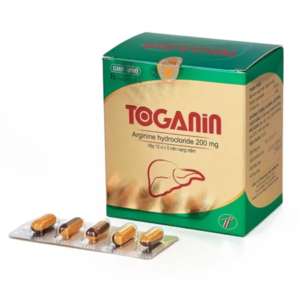 Toganin 200mg Trường Thọ 12 vỉ x 5 viên