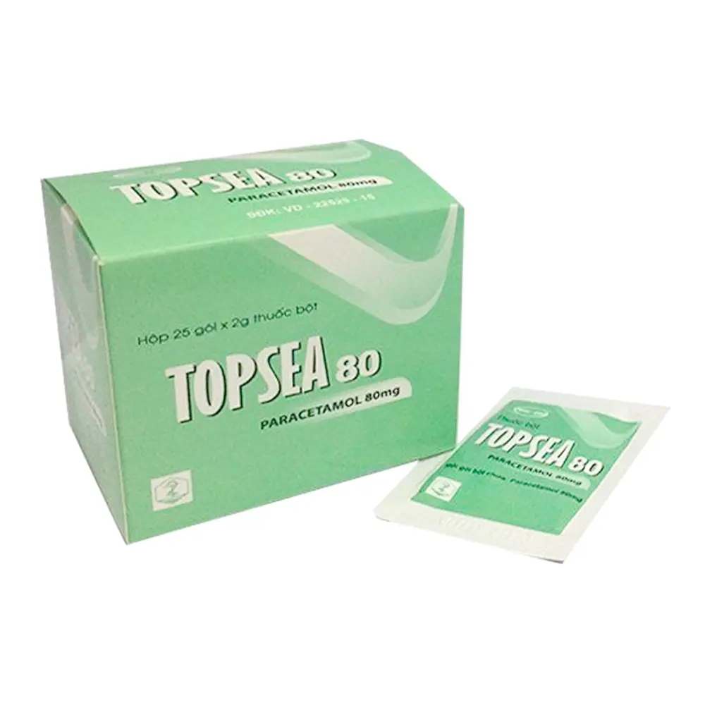 Topsea 80 Dopharma hộp 25 gói x 2g
