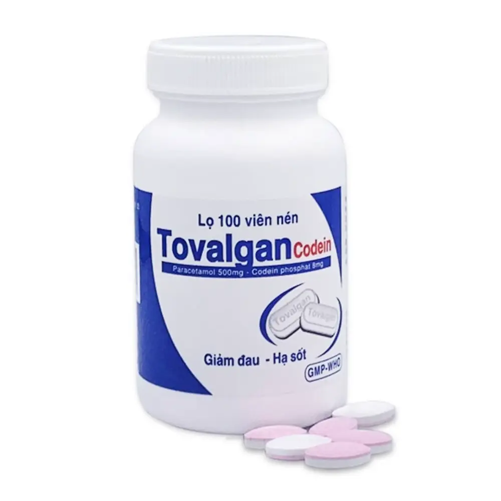 Tovalgan Codein Trường Thọ 1 lọ 100 viên