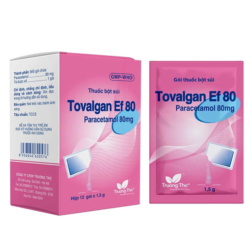 Tovalgan Ef 80 Trường Thọ hộp 12 gói x 1.5g