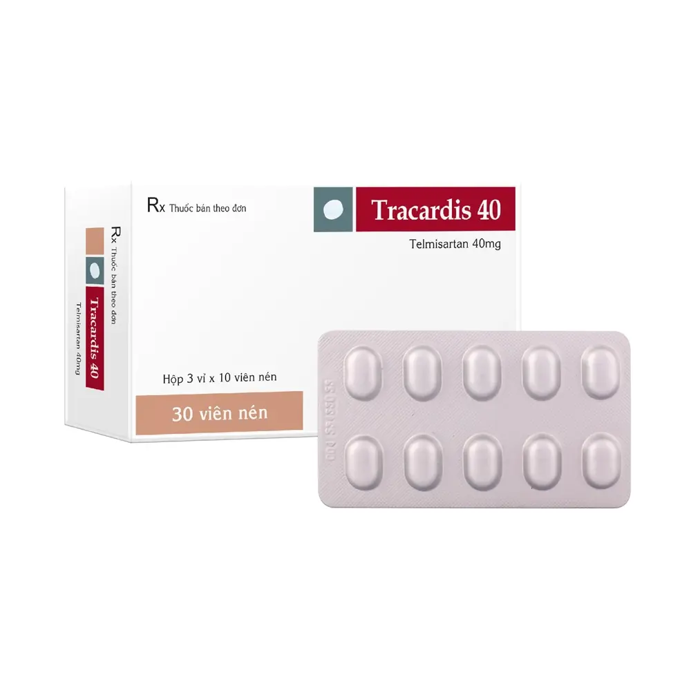 Tracardis 40 TV.Pharm 3 vỉ x 10 viên