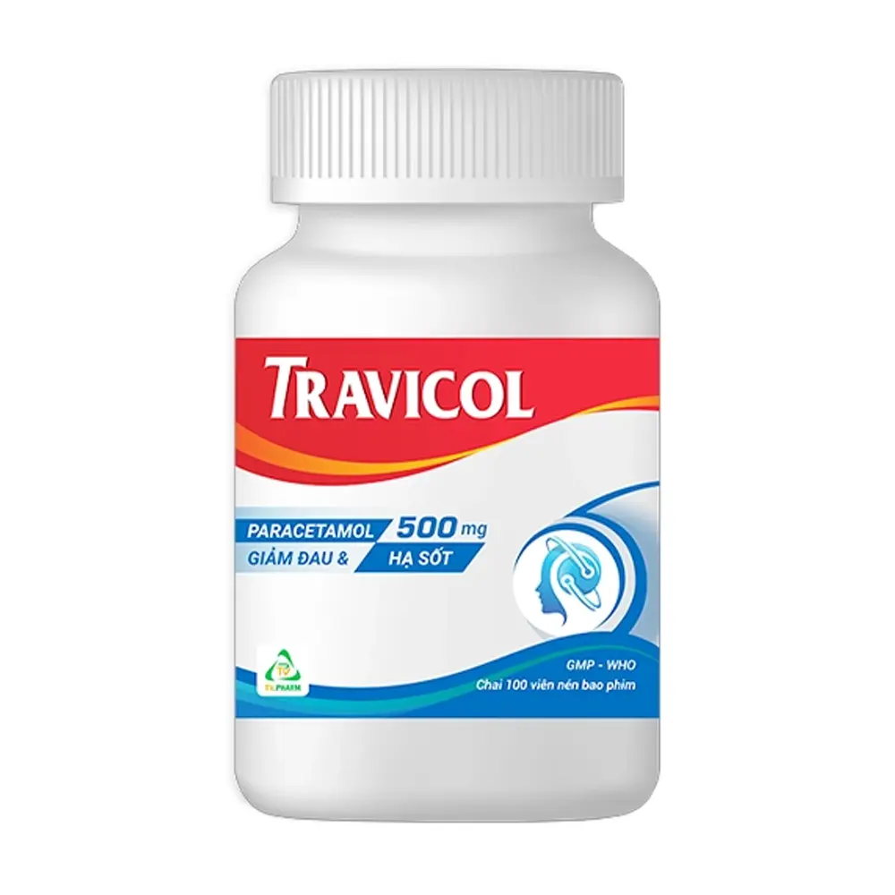 Travicol 500 mg TV.Pharm chai 100 viên