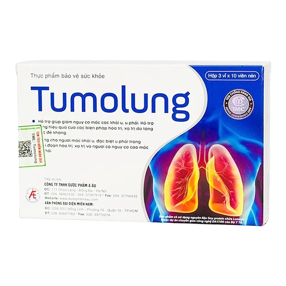 Tumolung 3 vỉ x 10 viên