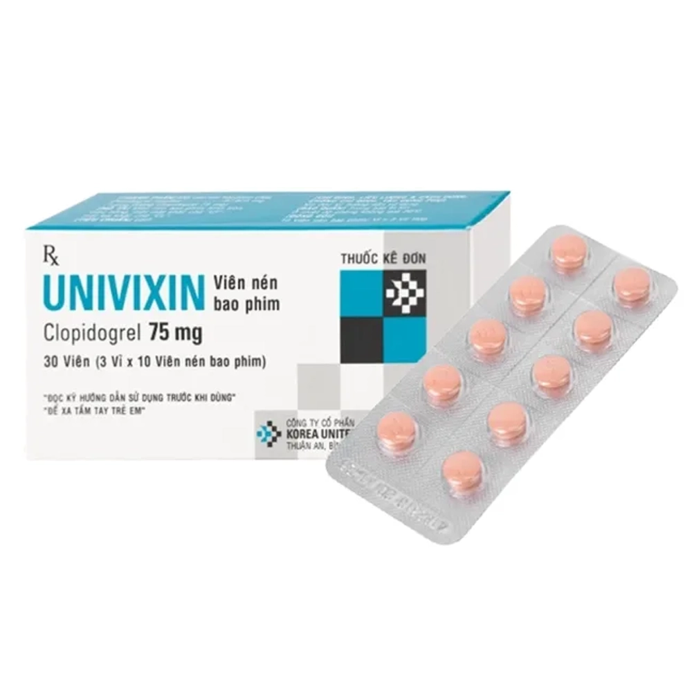 Univixin 75mg Korea United 3 vỉ x 10 viên