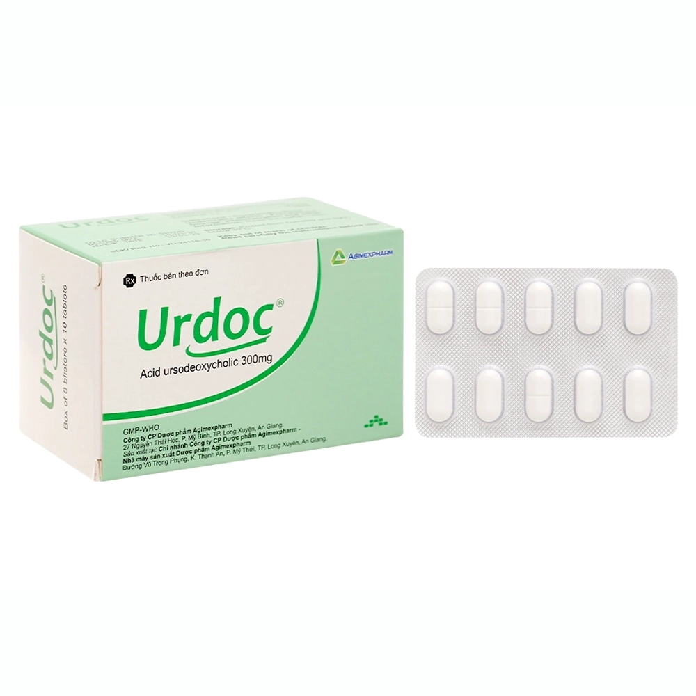Urdoc 300mg Agimexpharm 8 vỉ x 10 viên