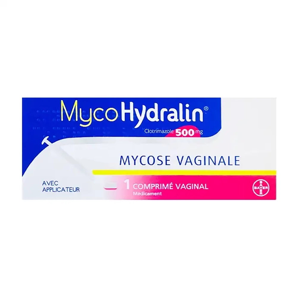 MycoHydralin 500mg (Clotrimazole 500mg) Bayer 1 vỉ x 1 viên