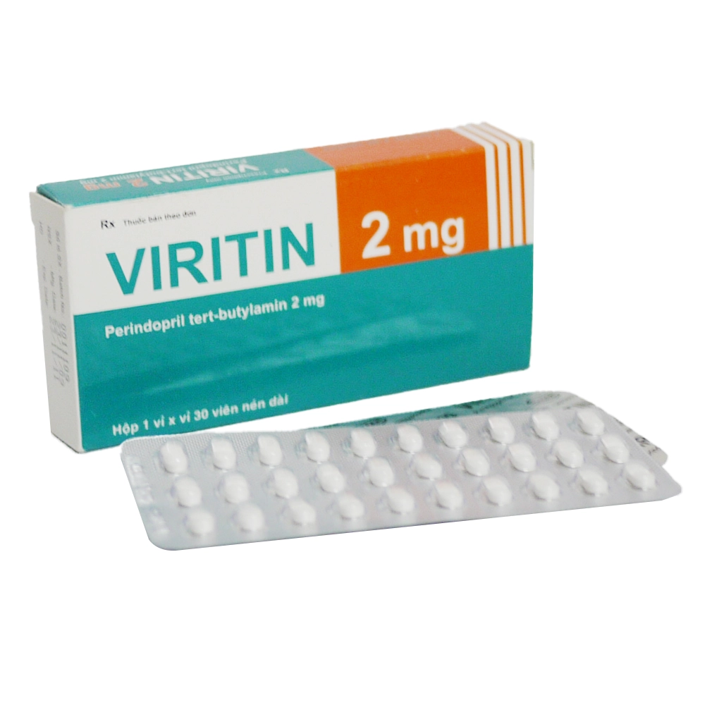 Viritin 2mg (Perindopril 2mg) Hasan 1 vỉ x 30 viên