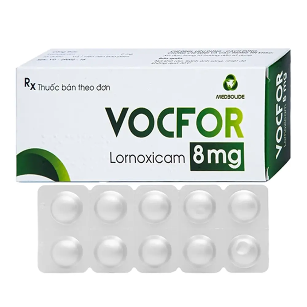 Vocfor 8mg Medbolide 3 vỉ x 10 viên