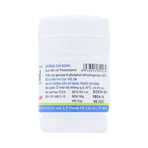 Thuốc Acemol 325mg Nadyphar hạ sốt và giảm đau (40 viên)