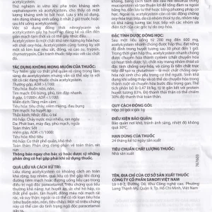 Thuốc cốm Acemuc Kids 200mg Sanofi long đàm, tiêu nhầy, giảm ho (30 gói x 1g)