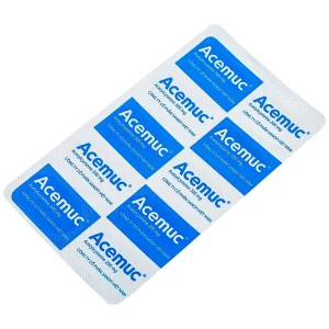 Thuốc Acemuc 200mg Sanofi long đàm, tiêu nhầy, giảm ho (3 vỉ x 10 viên)