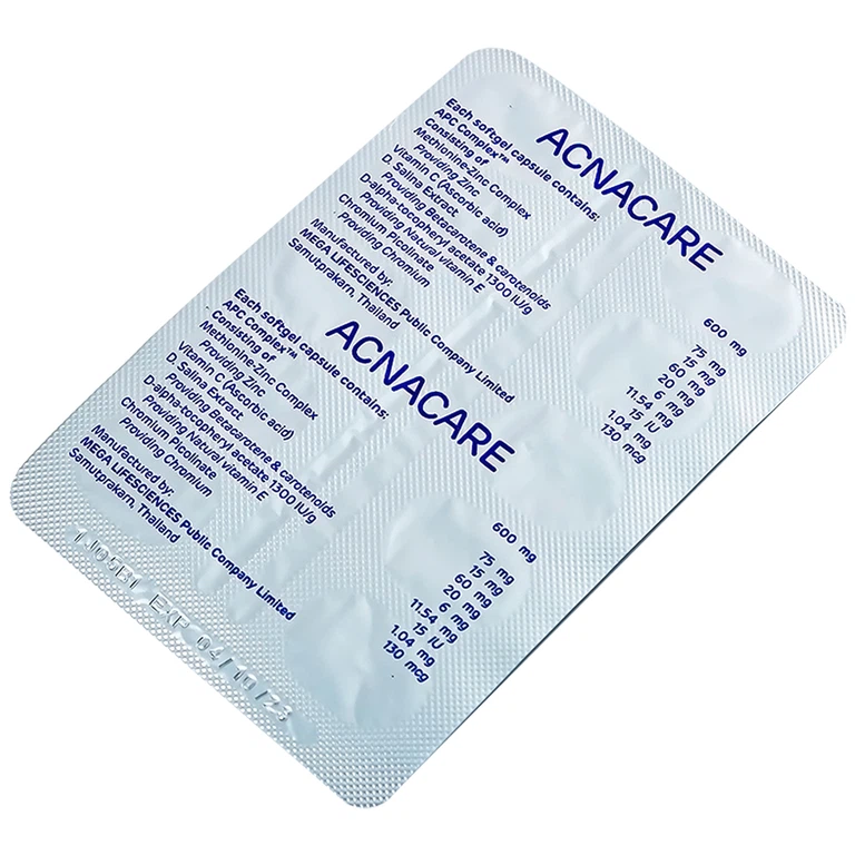 Thực phẩm bảo vệ sức khỏe Acnacare