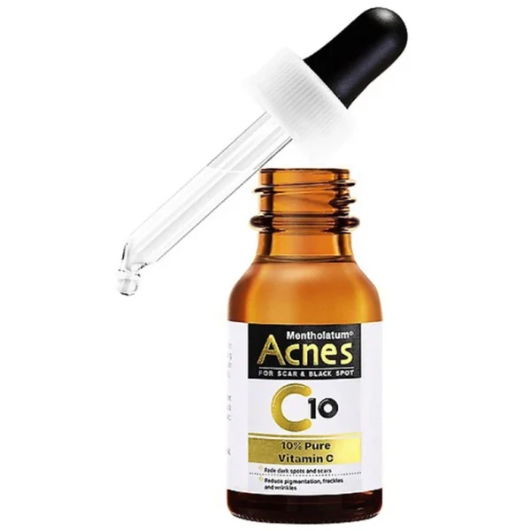 Dung dịch Acnes C10 Rohto mờ sẹo, thâm, hỗ trợ giảm nám, tàn nhang (15ml)