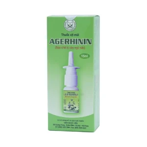 Thuốc xịt mũi Agerhinin điều trị viêm mũi nhiễm trùng, viêm mũi, viêm xoang dị ứng (15ml)
