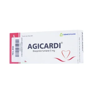 Thuốc Agicardi 5mg Agimexpharm điều trị tăng huyết áp, đau thắt ngực (3 vỉ x 10 viên)