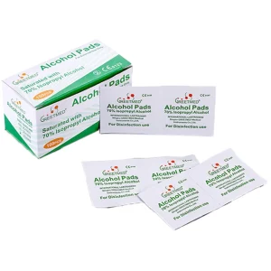 Gạc tẩm cồn Alcohol Pads Greetmed làm sạch da và chống lại vi khuẩn (100 miếng)