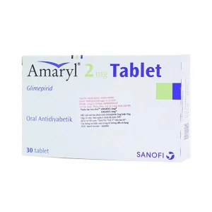 Thuốc Amaryl 2mg Sanofi điều trị bệnh đái tháo đường (3 vỉ x 10 viên)