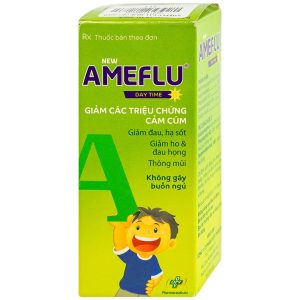 Siro New Ameflu Day Time 160mg/5ml OPV giảm các triệu chứng cảm cúm (60ml)