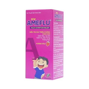 Siro Ameflu Multi-Symtom Relief OPV hương dâu điều trị các triệu chứng cảm cúm (60ml)