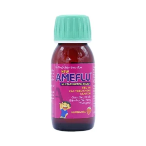 Siro Ameflu Multi-Symtom Relief OPV hương dâu điều trị các triệu chứng cảm cúm (60ml)
