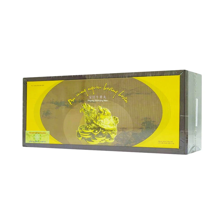 Thuốc An Cung Ngưu Hoàng Hoàn thanh nhiệt, giải độc (3 viên)