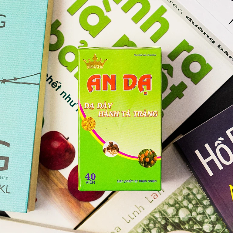 Viên uống An Dạ Kingphar hỗ trợ giảm chứng đau rát vùng thượng vị, xung huyết hang vị (40 viên)