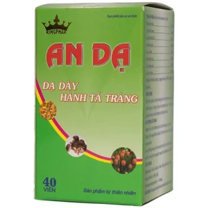 Viên uống An Dạ Kingphar hỗ trợ giảm chứng đau rát vùng thượng vị, xung huyết hang vị (40 viên)