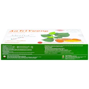 Viên uống An Trĩ Vương Vinh Gia thanh nhiệt, giải độc, tăng sức bền thành mạch (3 vỉ x 10 viên)