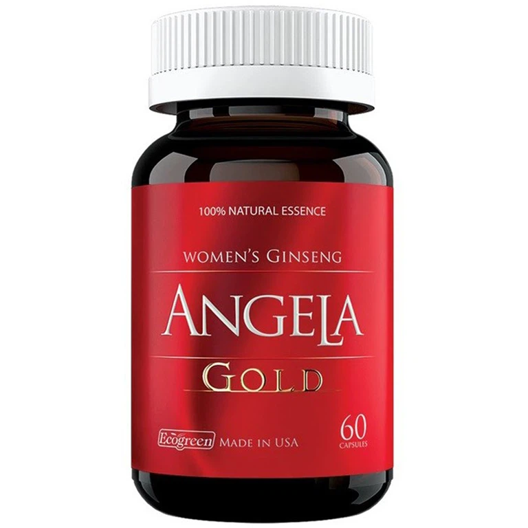 Viên uống sâm Angela Gold Ecogreen làn da căng sáng, tăng cường sinh lý nữ (60 viên)