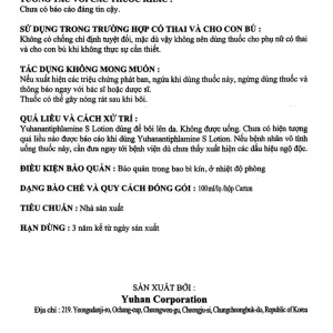 Dung dịch YuhanAntiphlamine S Lotion Yuhan giảm đau, chống viêm (100ml)