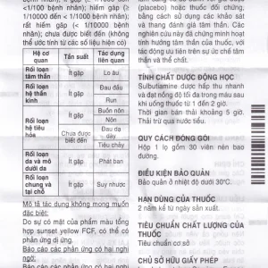 Thuốc Arcalion 200 Servier điều trị các giai đoạn mệt mỏi tạm thời (30 viên)