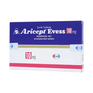 Thuốc Aricept Evess 10mg Eisai điều trị triệu chứng bệnh azheimer (2 vỉ x 14 viên)