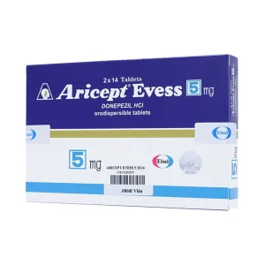 Thuốc Aricept Evess 5mg Eisai điều trị triệu chứng bệnh azheimer (2 vỉ x 14 viên)