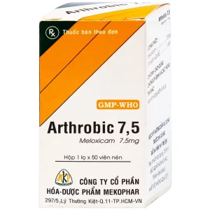 Thuốc Arthrobic 7.5 Mekophar điều trị viêm đau xương khớp, viêm khớp dạng thấp (50 viên)